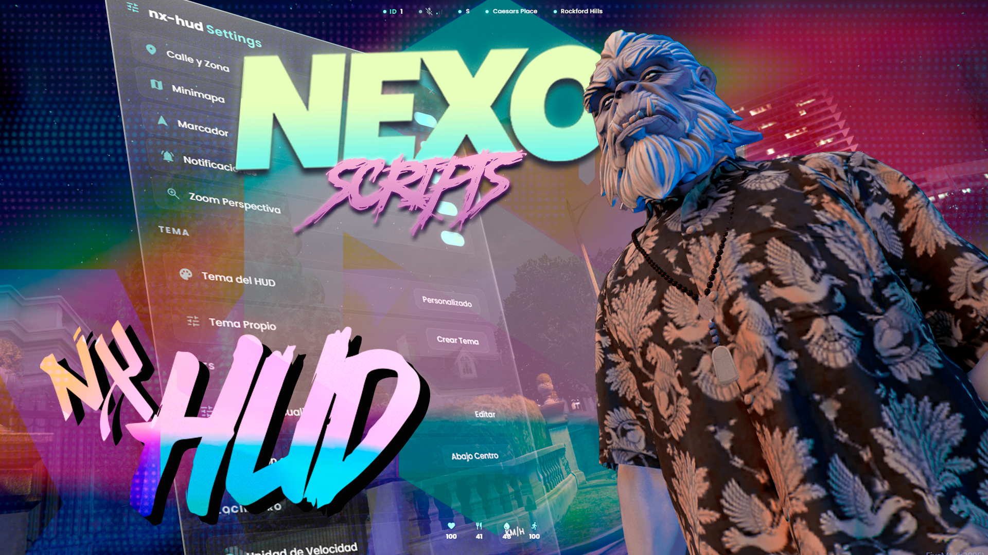 NX HUD (+ chat)