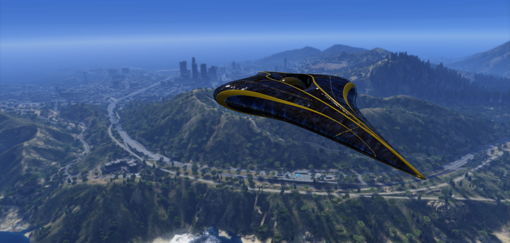 Alien Spaceship UFO - Eye of Chiliad