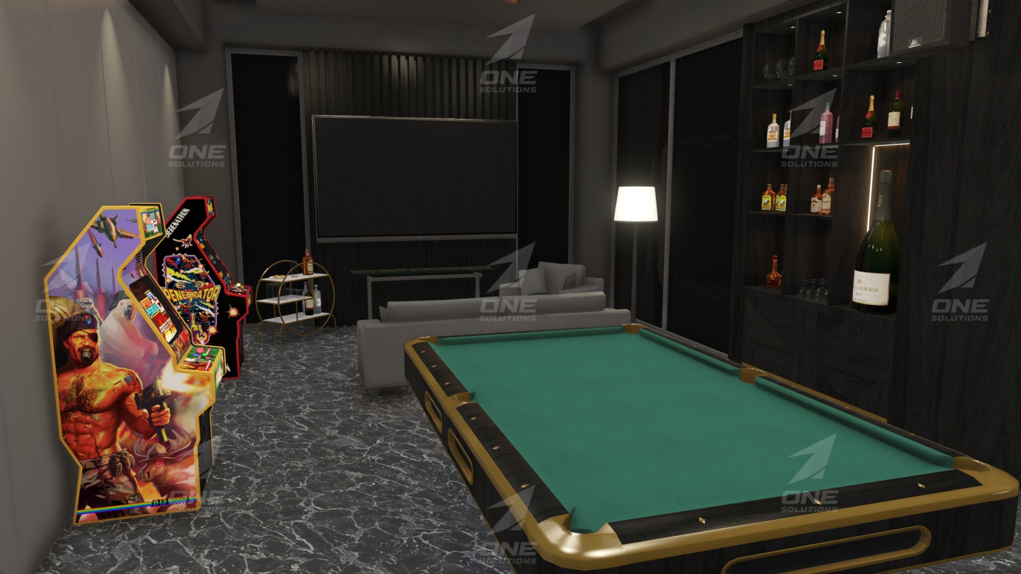 [MLO] Modern, Luxurios, Black&White Villa Interior