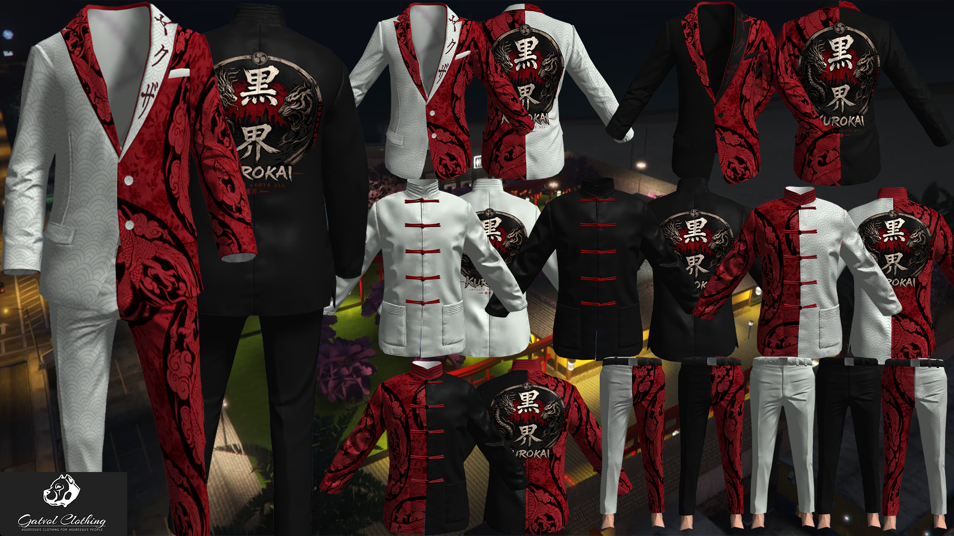 Kurokai Gang uniform [M+F]