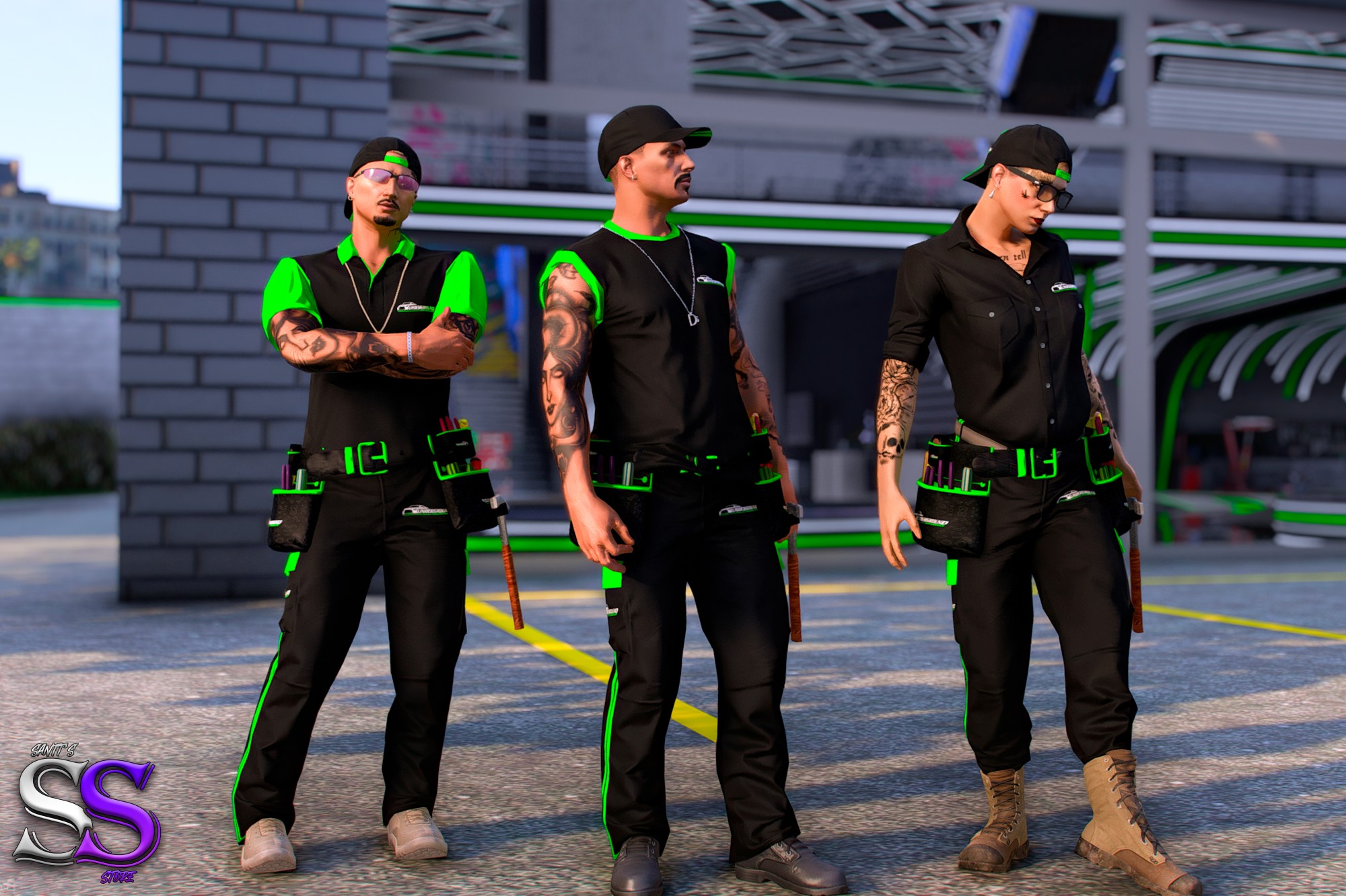 Underground Mechanic Clothing Pack