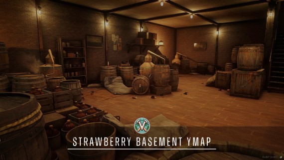 Strawberry Moonshine Basement