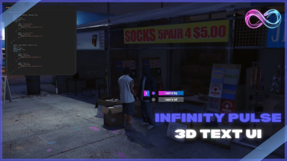 3D Text UI