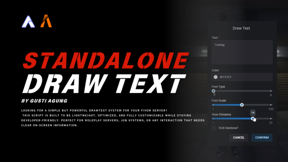 [STANDALONE] Gusti DrawText