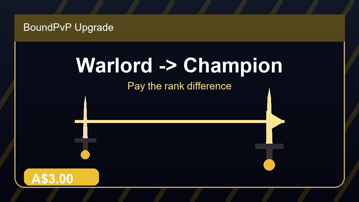 Warlord → Champion Upgrade