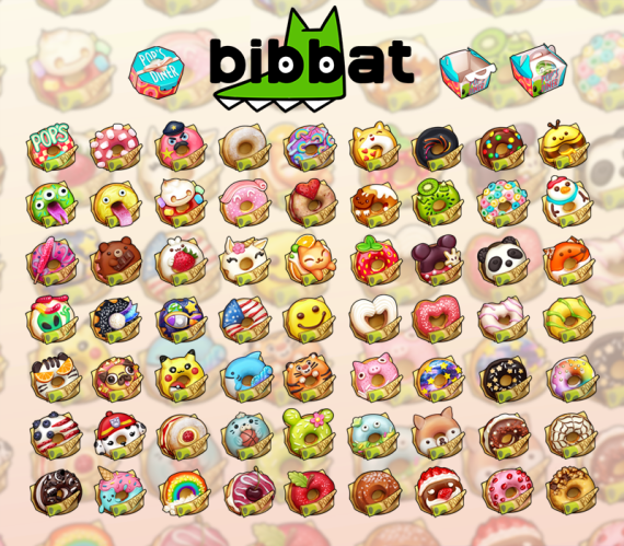 63 donut icons 