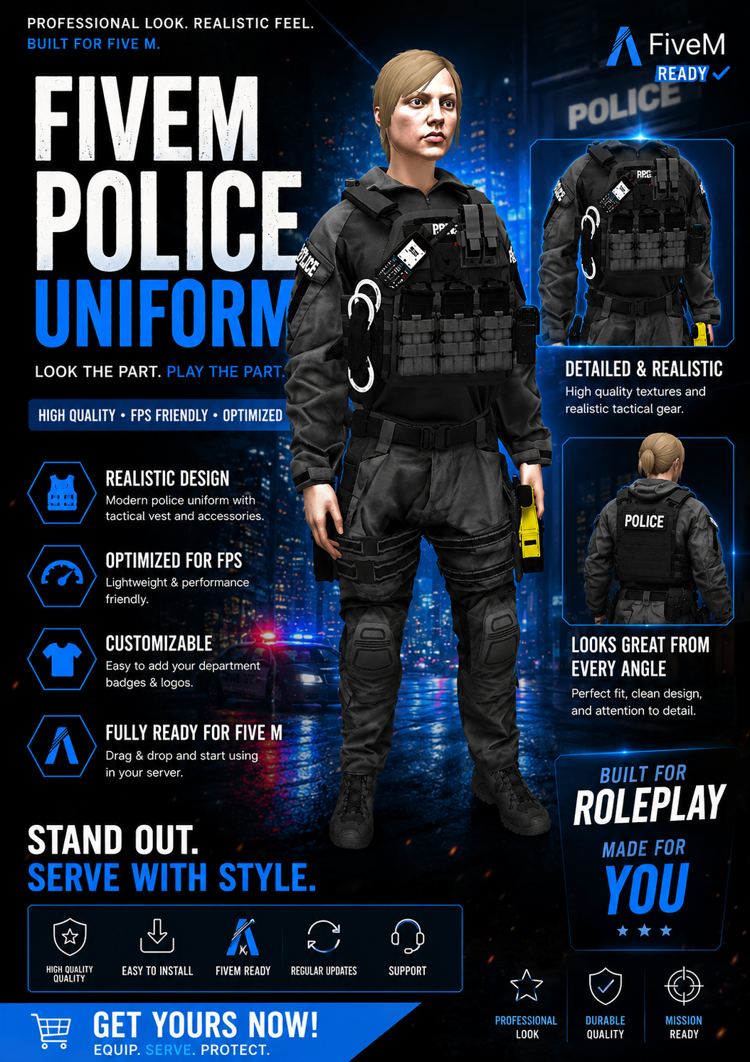 Female Police Uniform