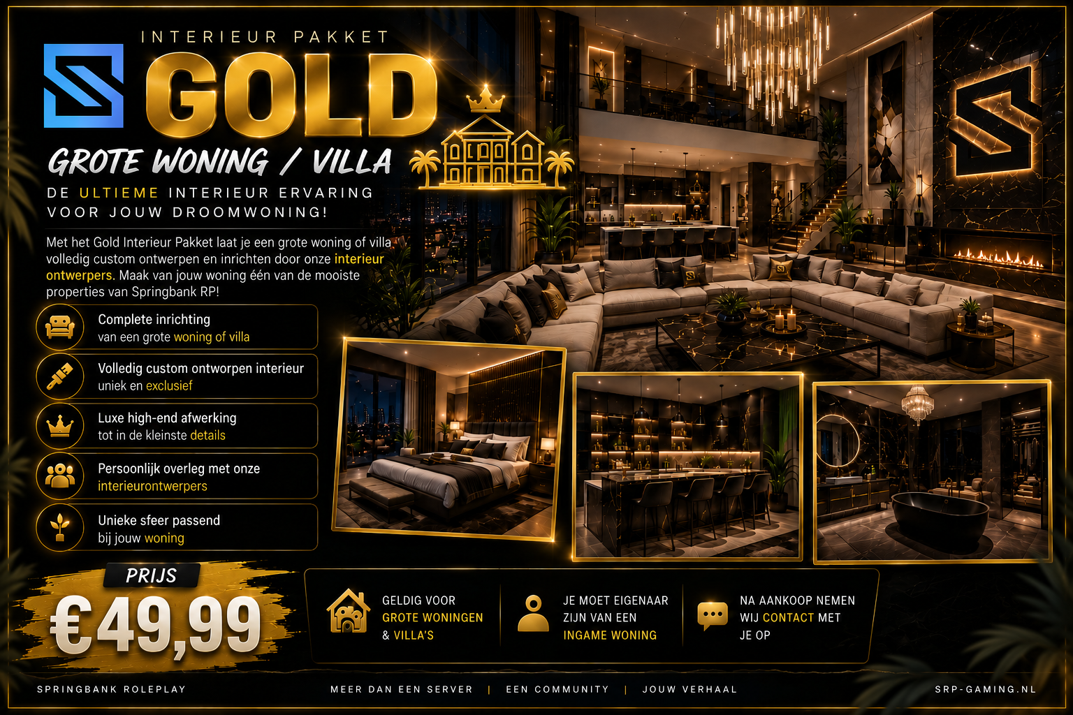 Gold Interieur Pakket