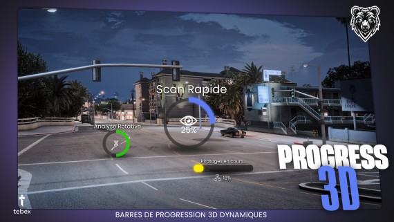 Barres de Progression 3D Dynamiques