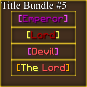 Title Bundle Set #5