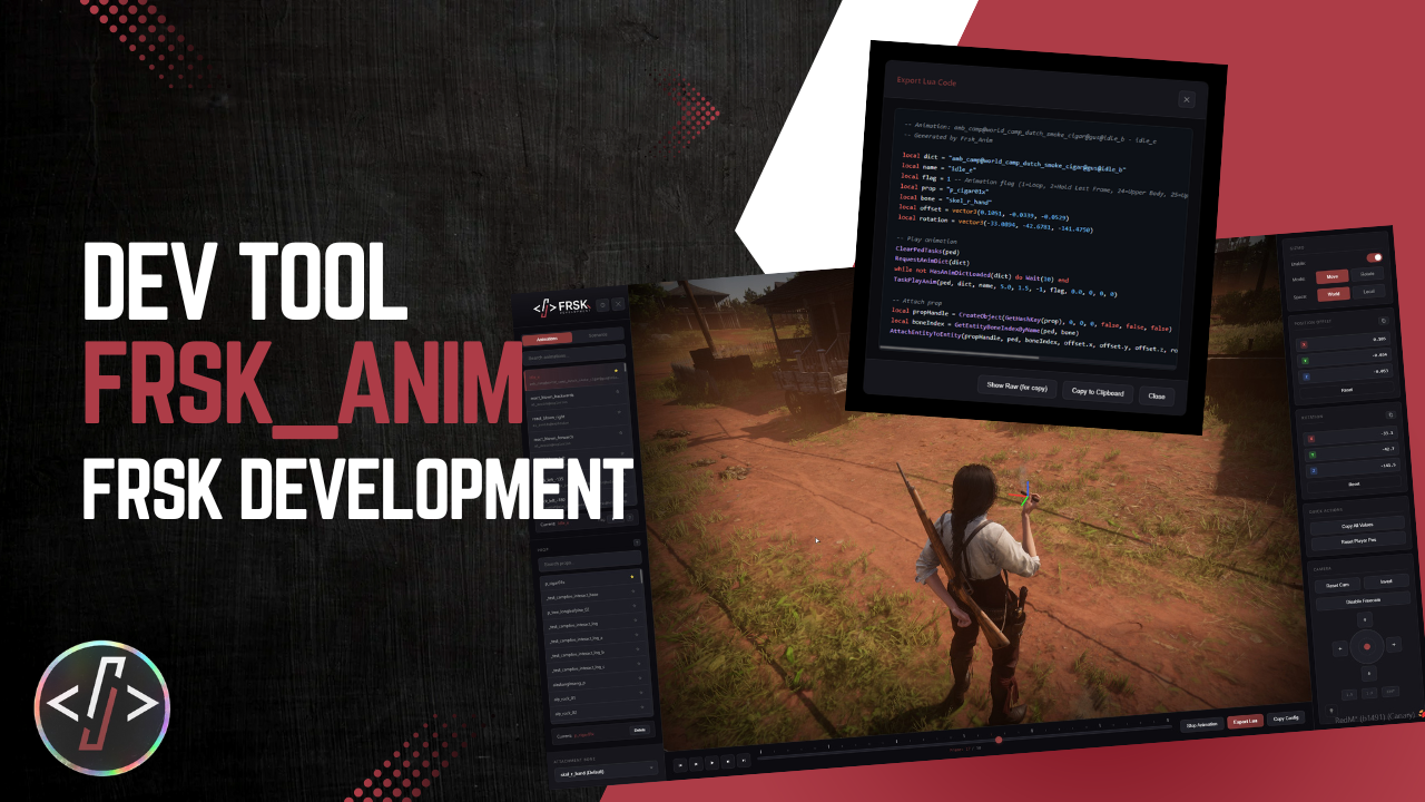 Frsk Anim & Frsk PTFX Dev tool bundle