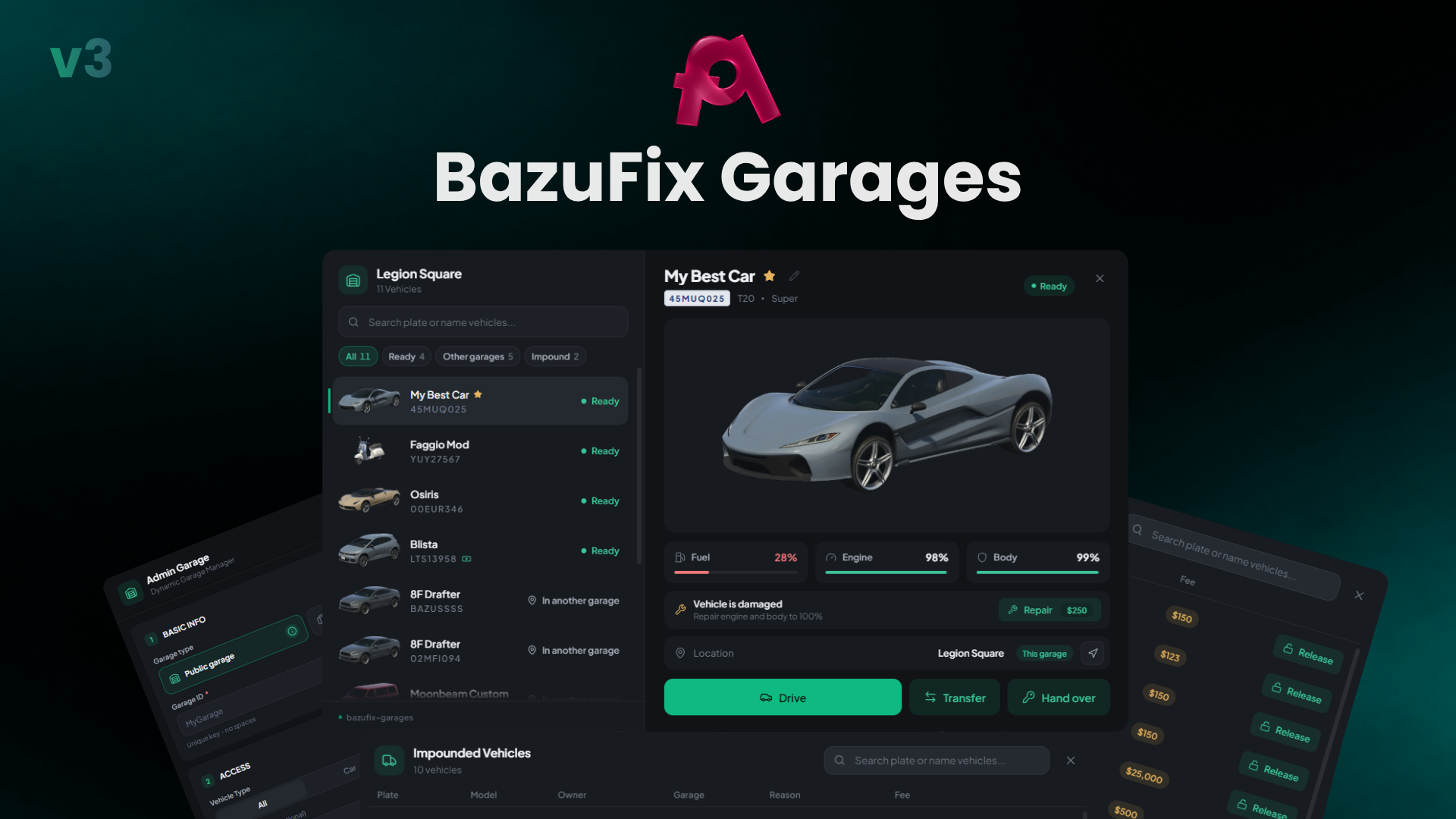 BazuFix Garages V3