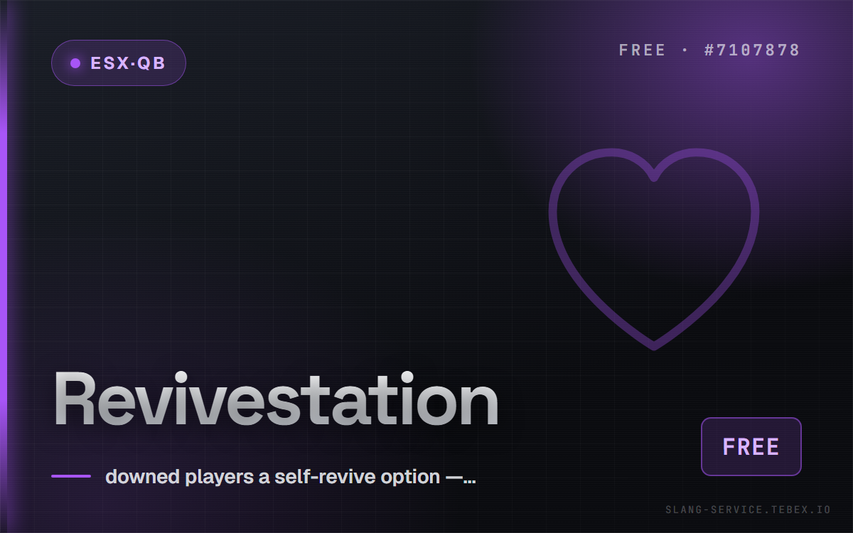 [ESX&QB] Revivestation