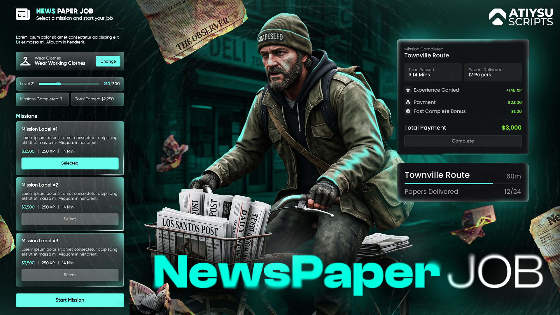 How to Upgrade Your FiveM Delivery Job: ATY Newspaper Job Showcase