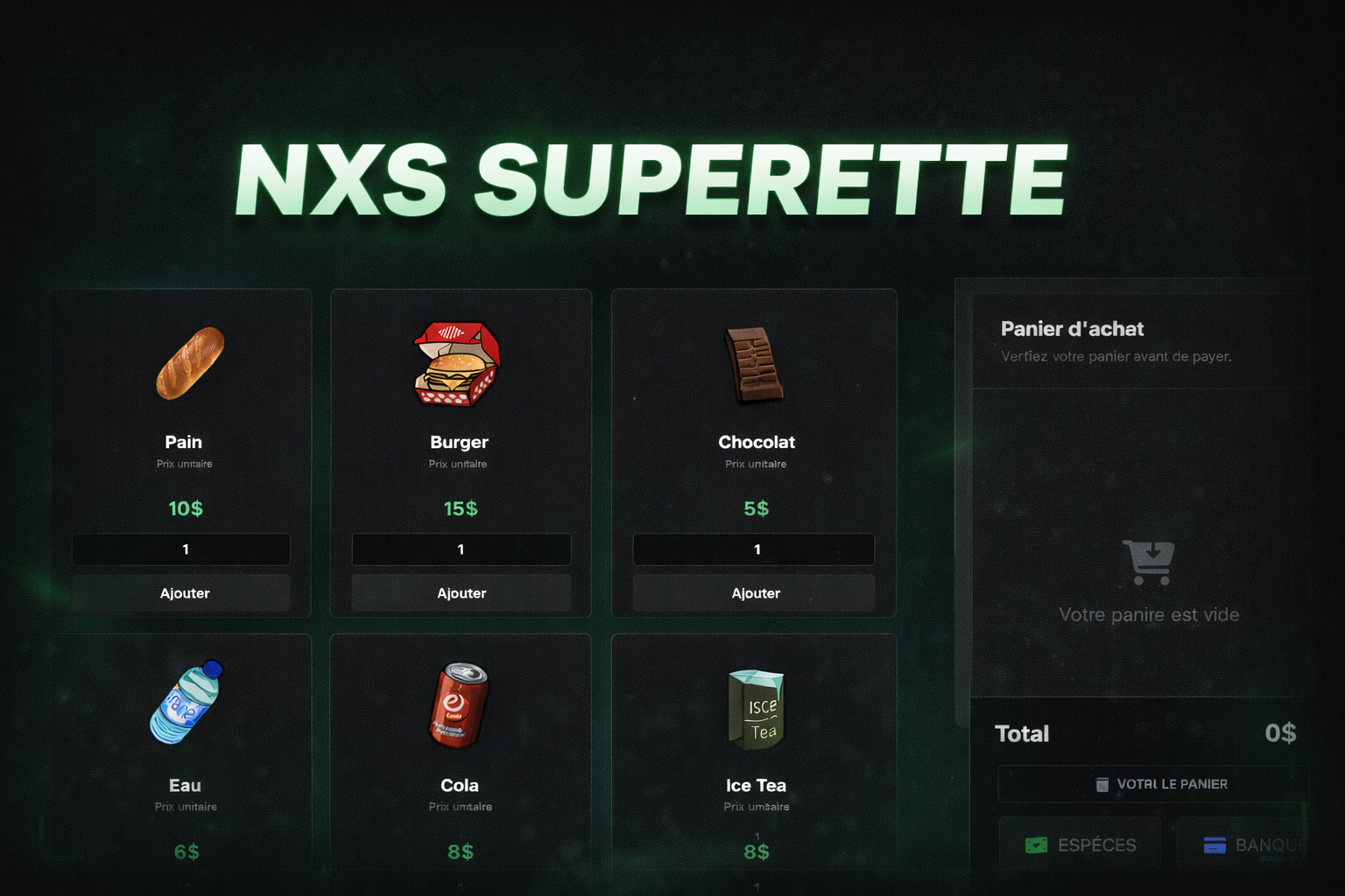 nxs superette
