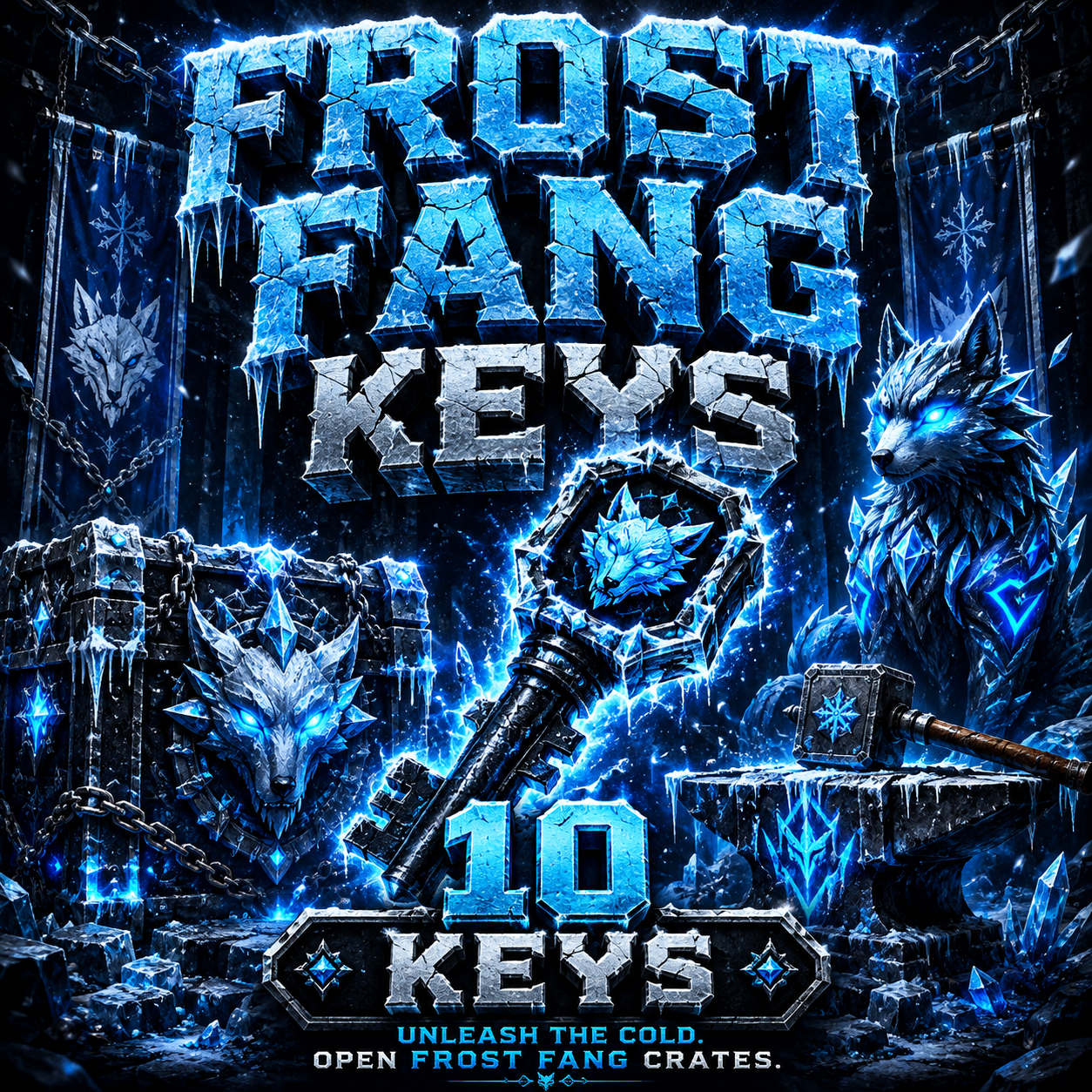 10  Frost Fang Keys