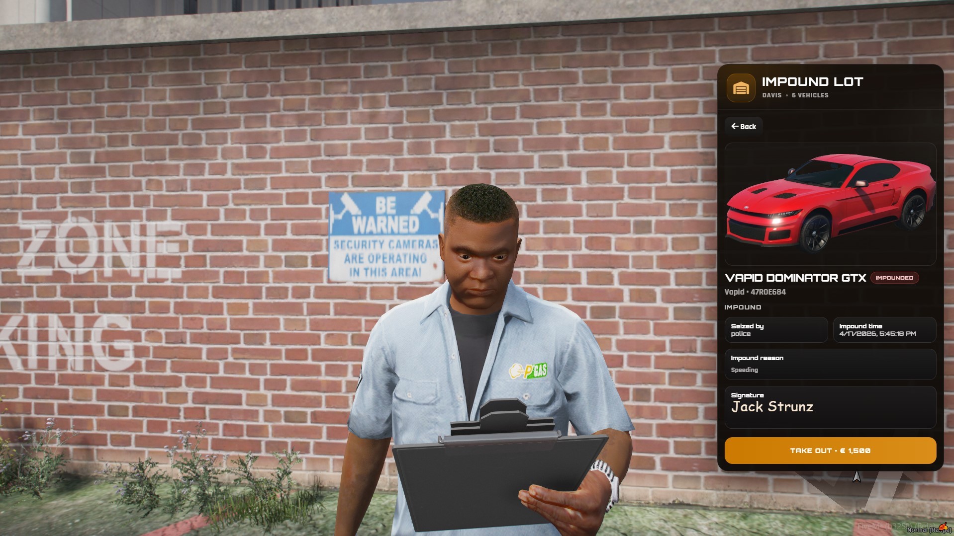 Garage & Persistent Vehicles