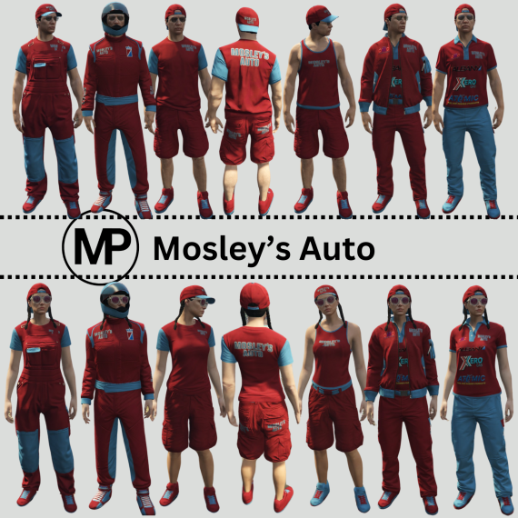 Mosley's Auto Clothing Textures