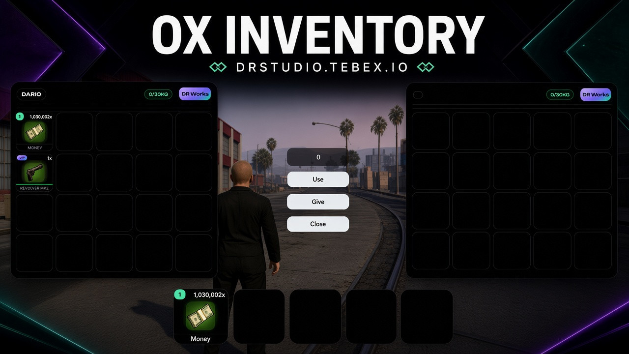 OX Inventory UI Reskin