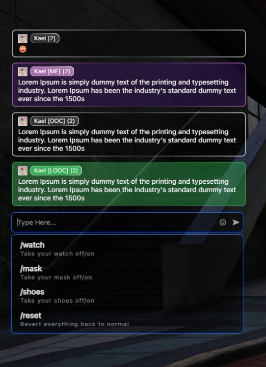 FiveM Chat