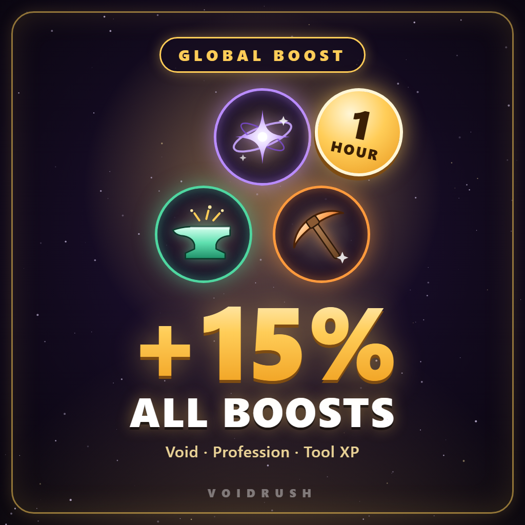 Global 15% All Boosts Bundle (1 Hour)