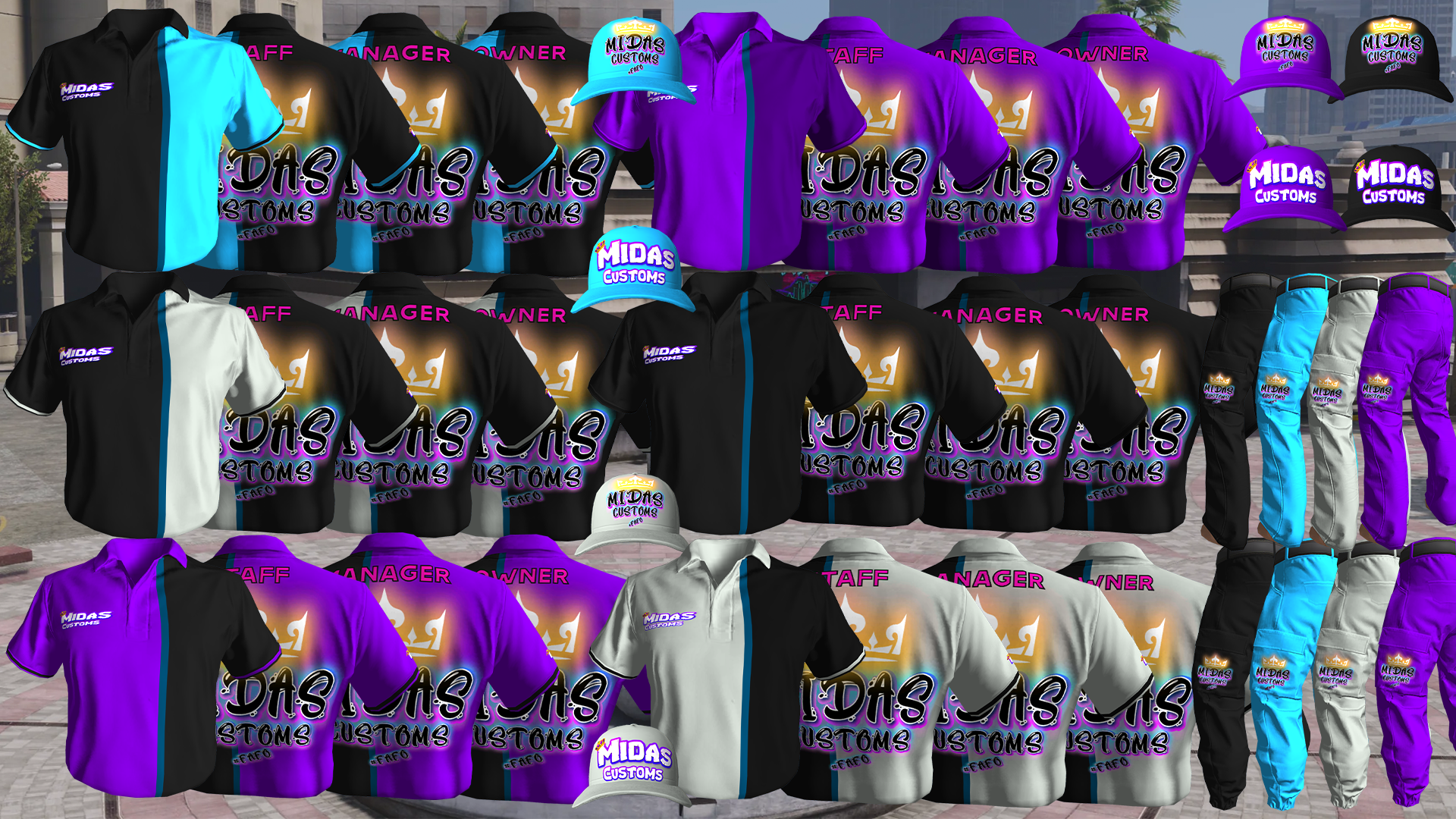 Midas Customs Uniform Bundle 2
