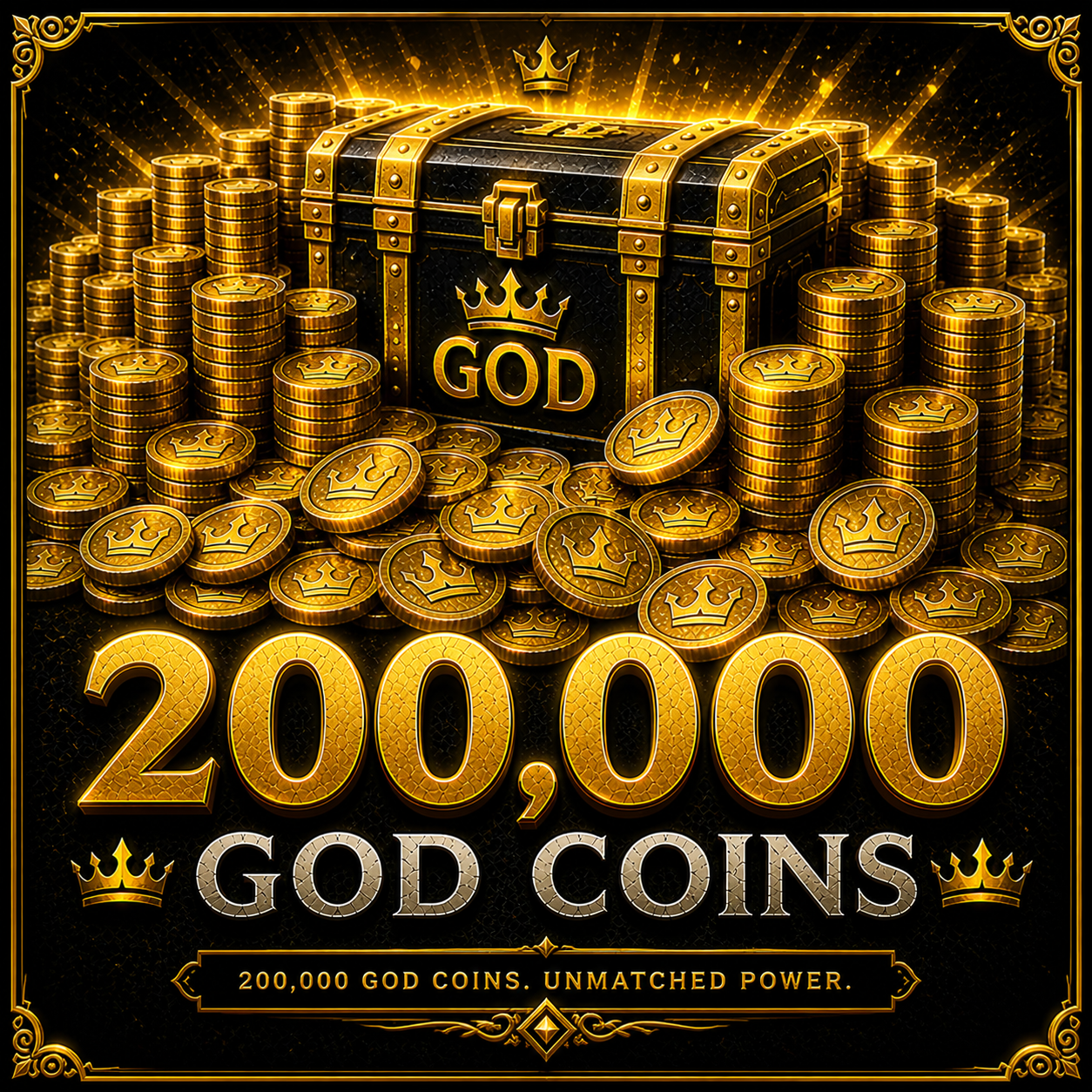 200,000  God Coins