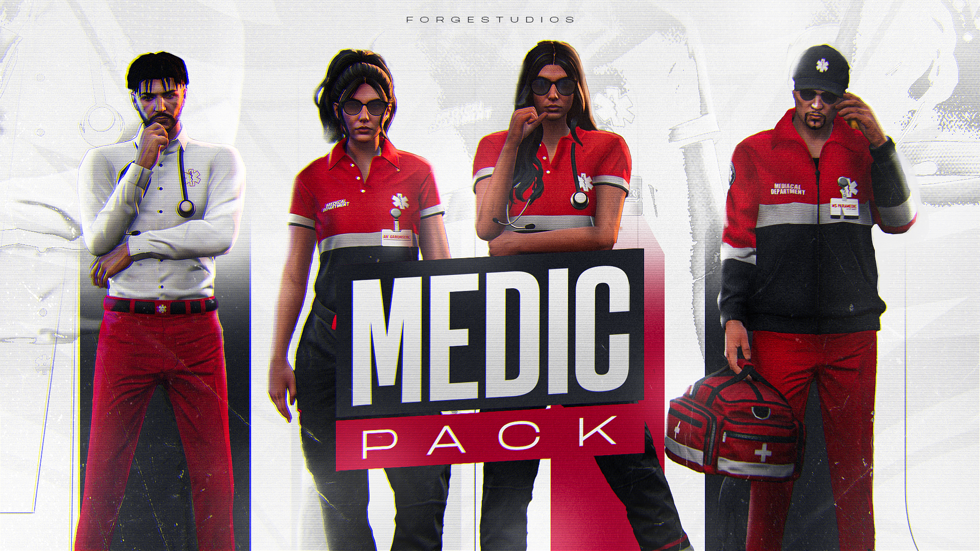 FiveM Kleidung für GTA RP – Medic Pack – Cfx.re Keymaster Access