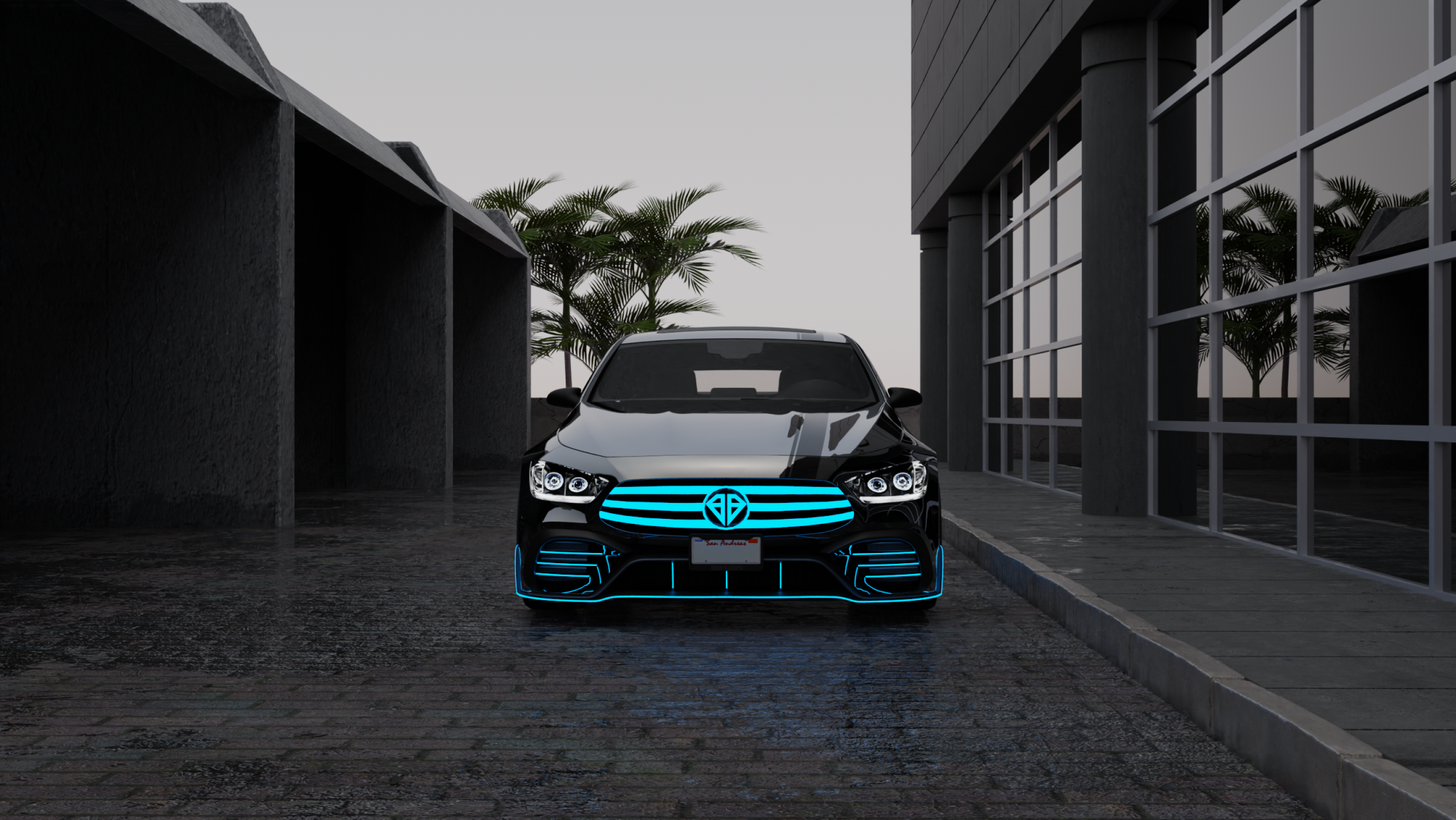 Benefactor Schafter GT Animated Lights view 4