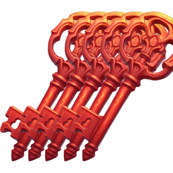 5x Ignis Key
