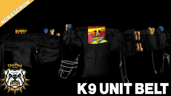 Custom Police K-9 Unit - Utility Belt (Non-Escrow)