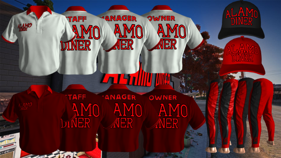 Alamo Diner Uniform 2 [M+F]