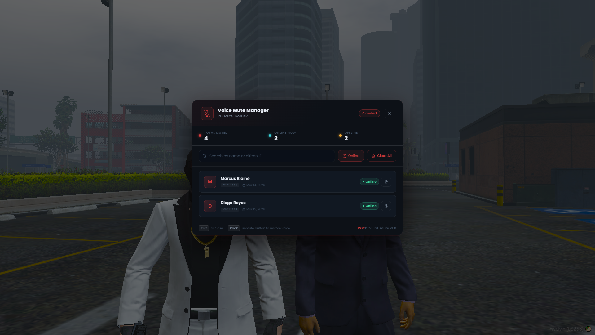 RD Mute v2.0 - Advanced Voice Mute System