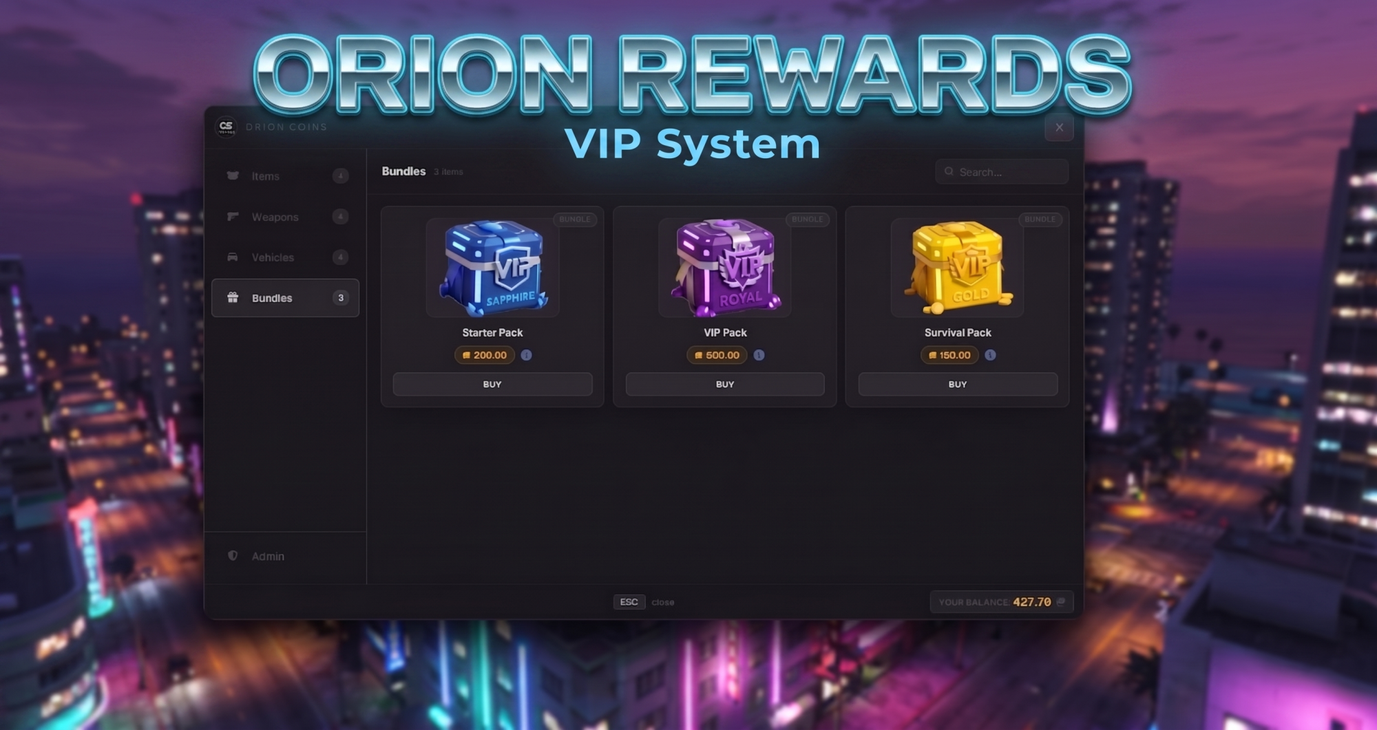 [QB] Orion-Rewards