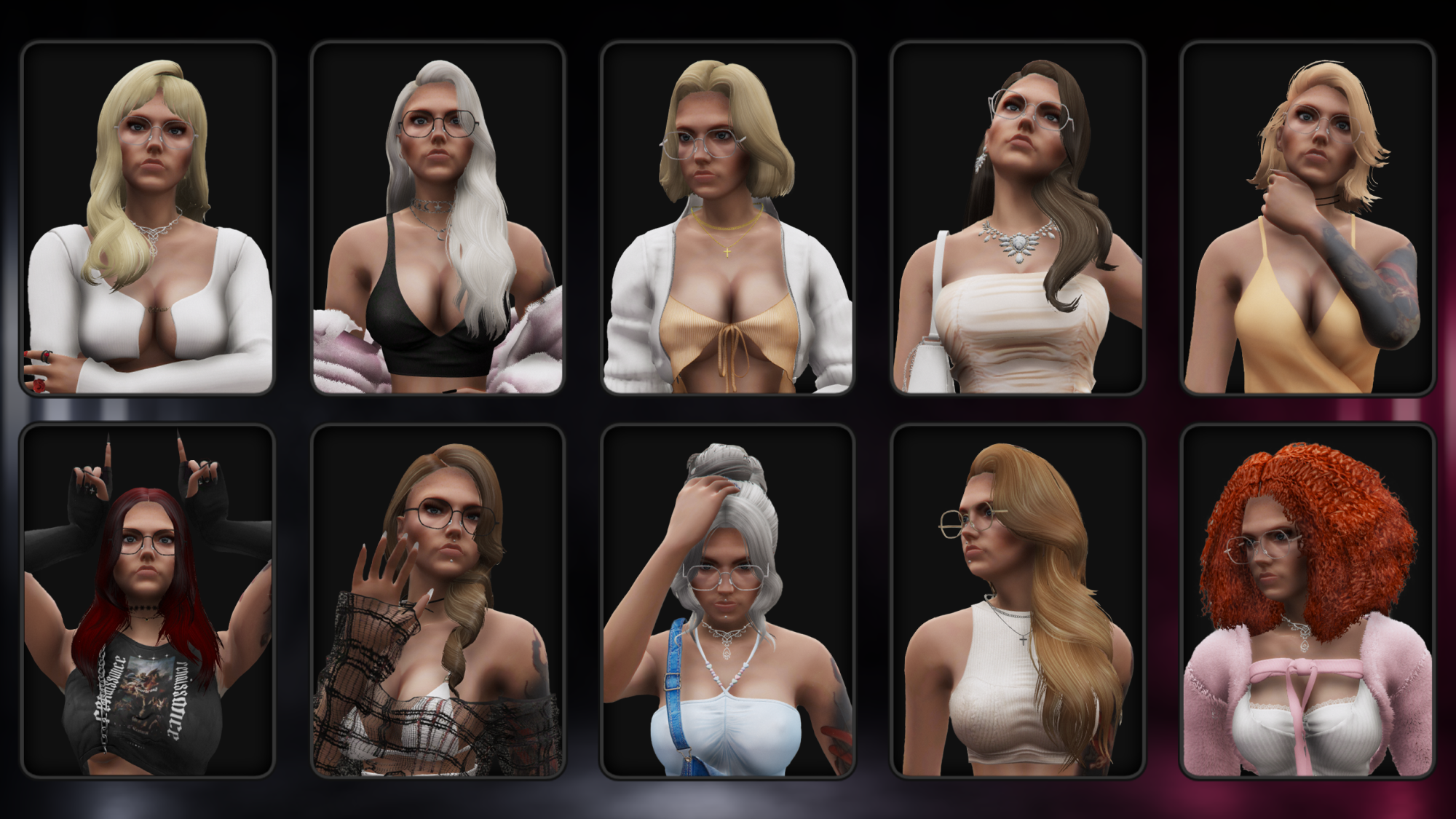 Ultimate Female Hair Pack V1