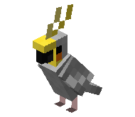 Gray Parrot - Permanent Shoulder Pet