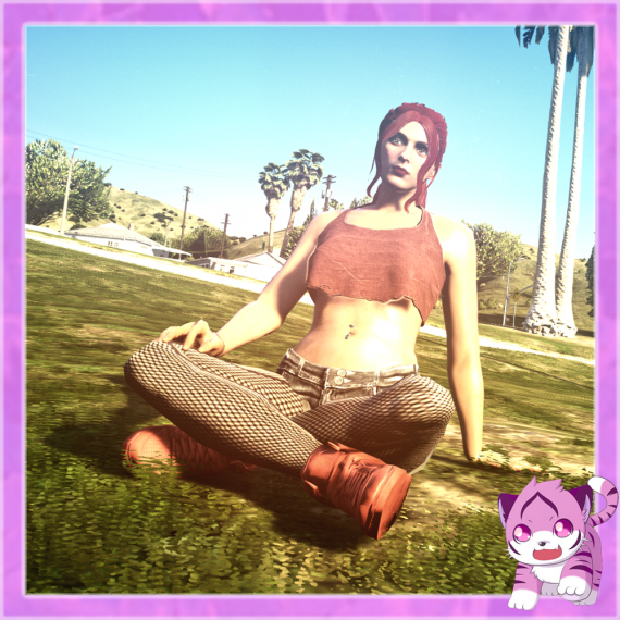 Sitting pose No.2