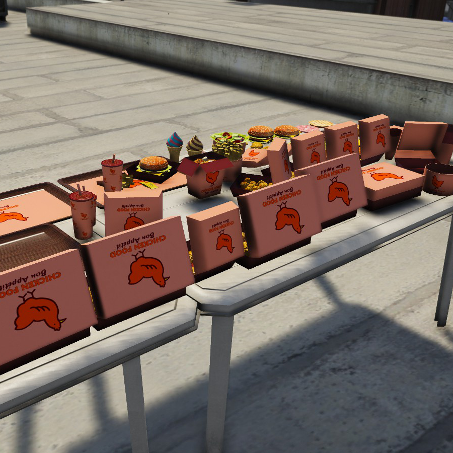 20x Custom fast food + burgershot