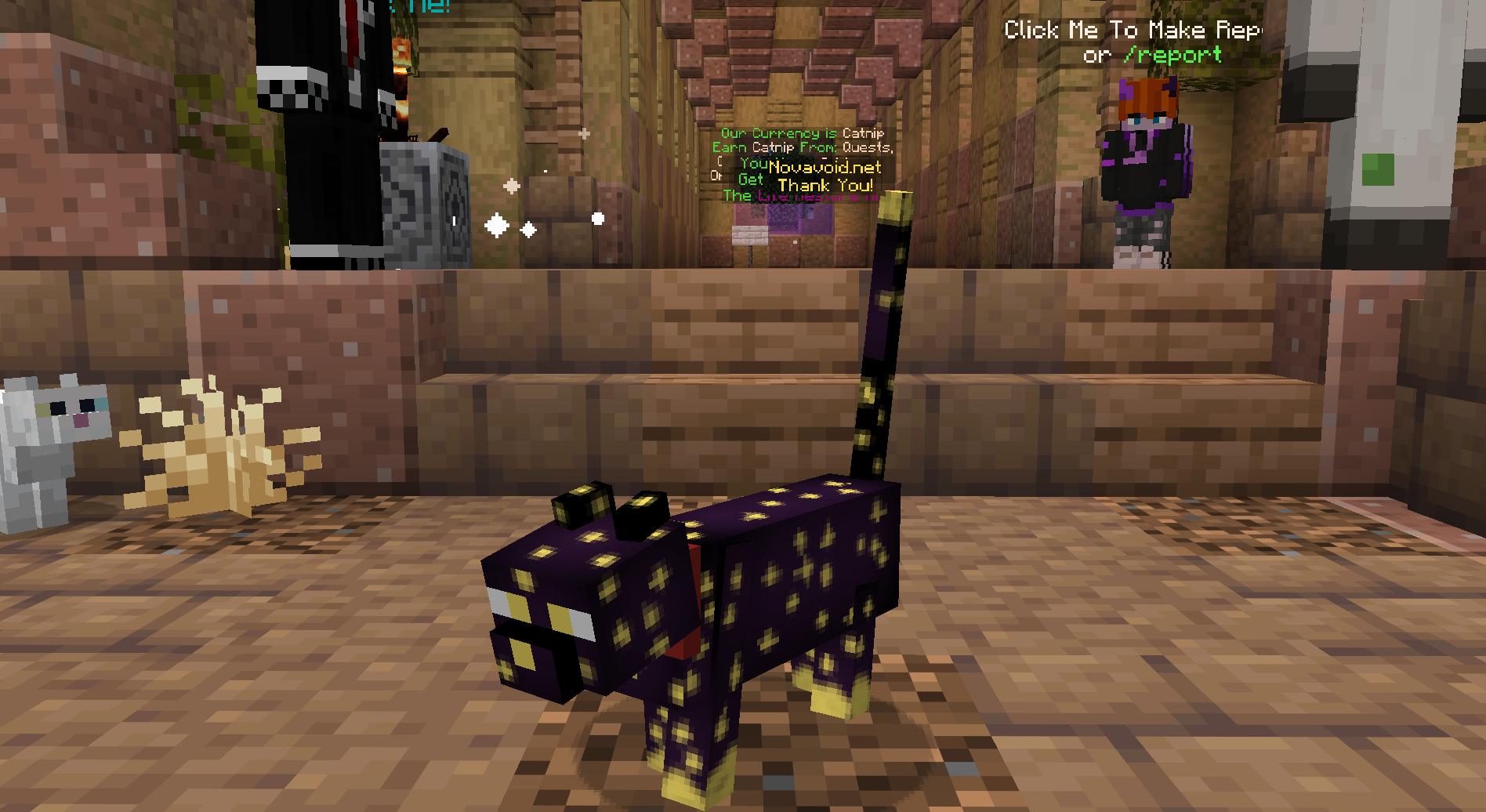 Starry Cat — cosmetic Cat Skins item on the NovaVoid Cat Civilization Minecraft server