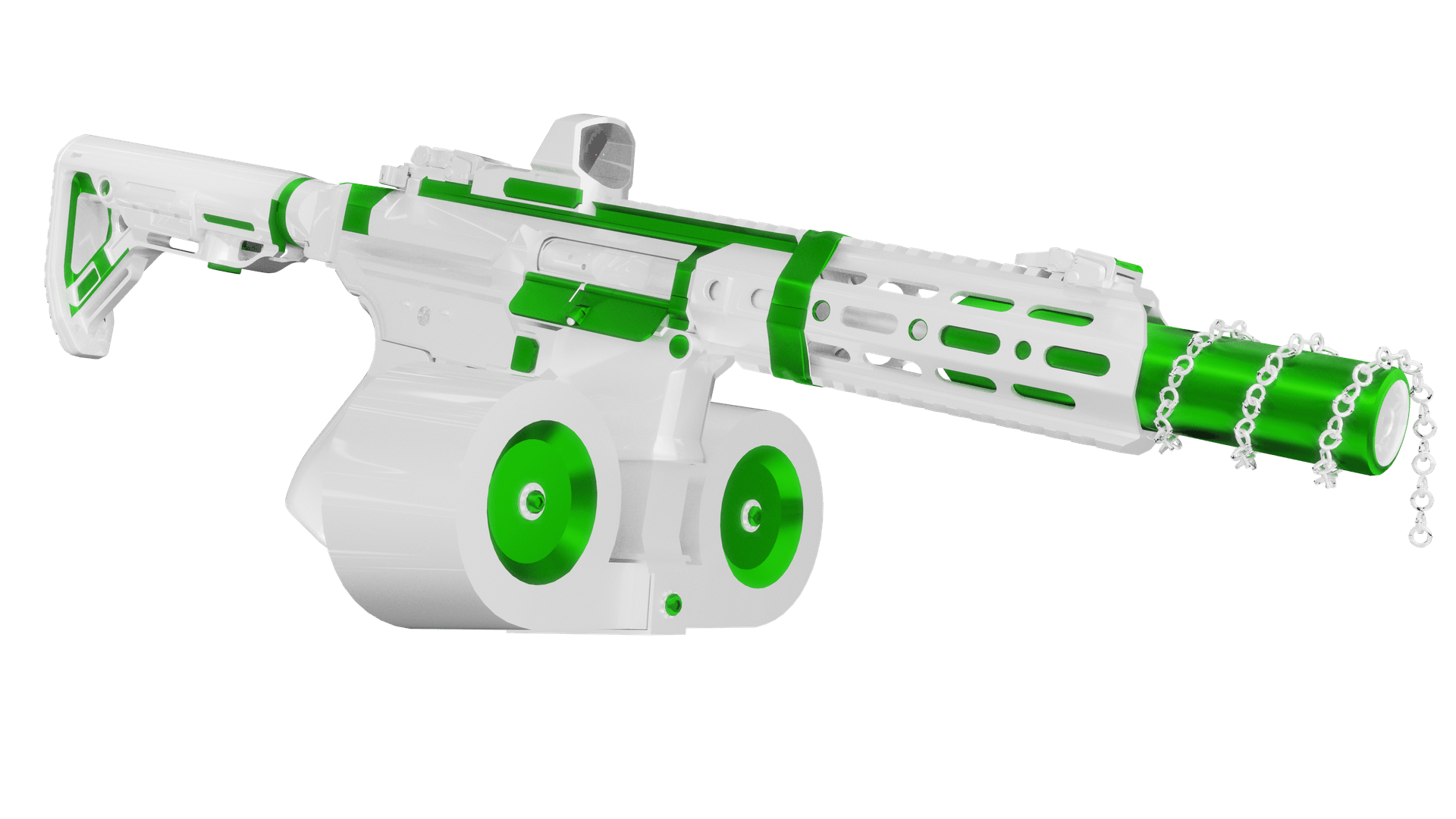Fivem M4 GREEN X WHITE