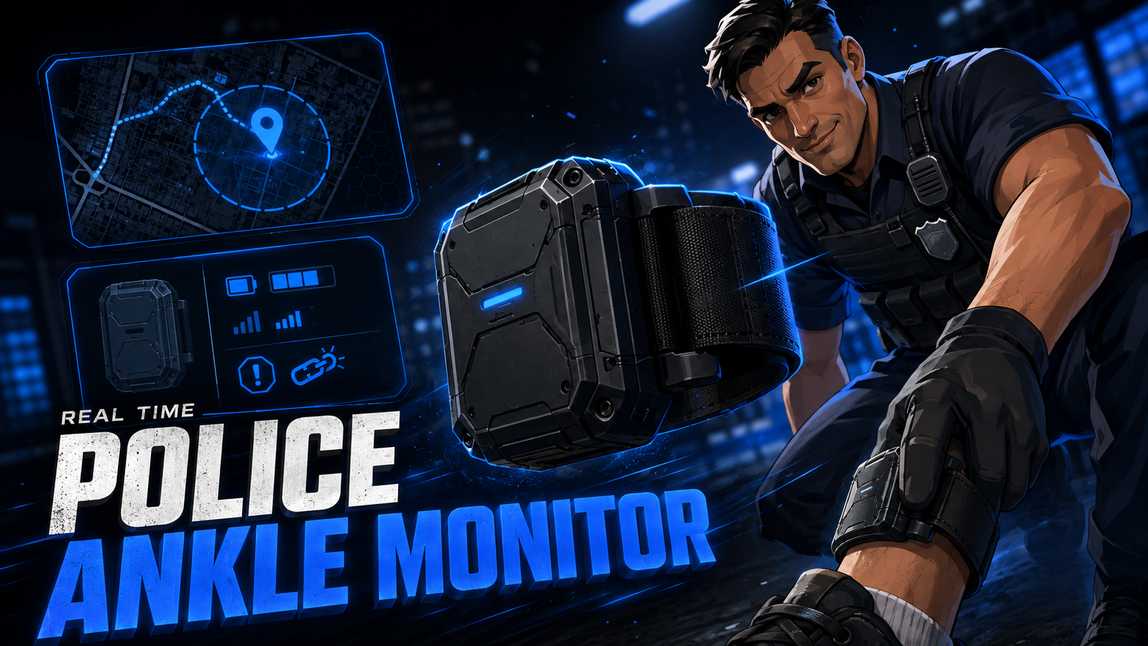 Police Ankle Monitor Tracker