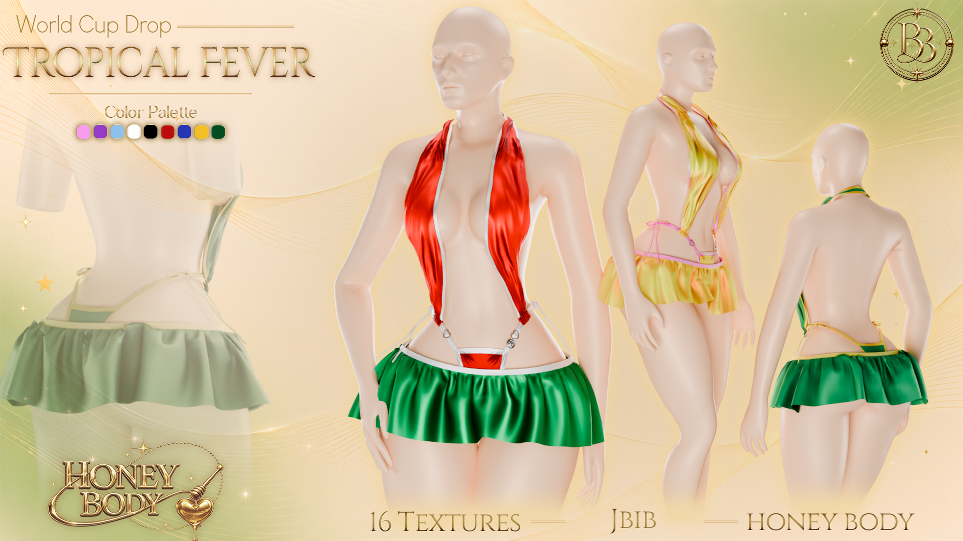 Tropical Fever Female Set - Honey Body
