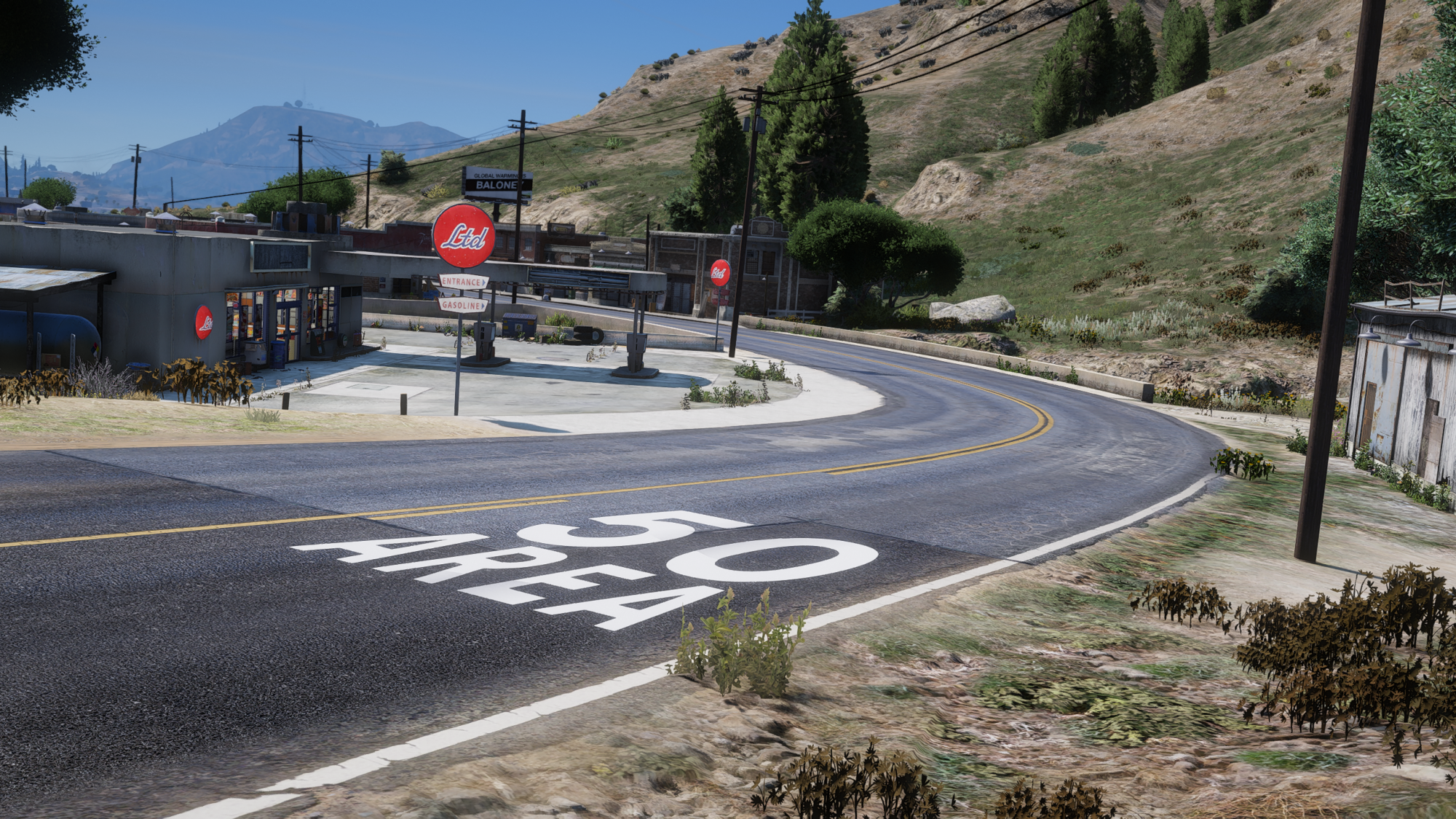 Southern Road Markers