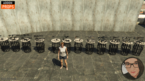 Weapon parts (props)