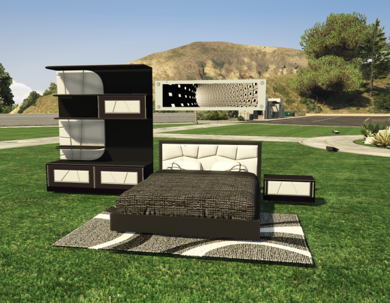 5-Piece Bedroom Props