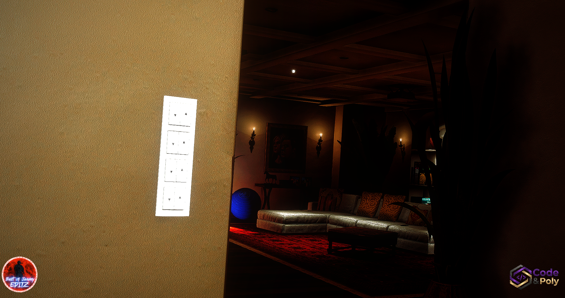 Code & Poly Steckdosen und Lichtschalter Props