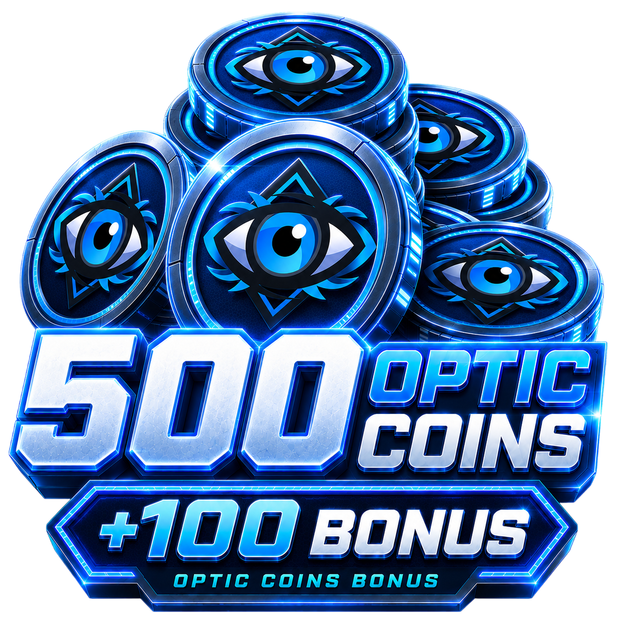 500 Optic Coins