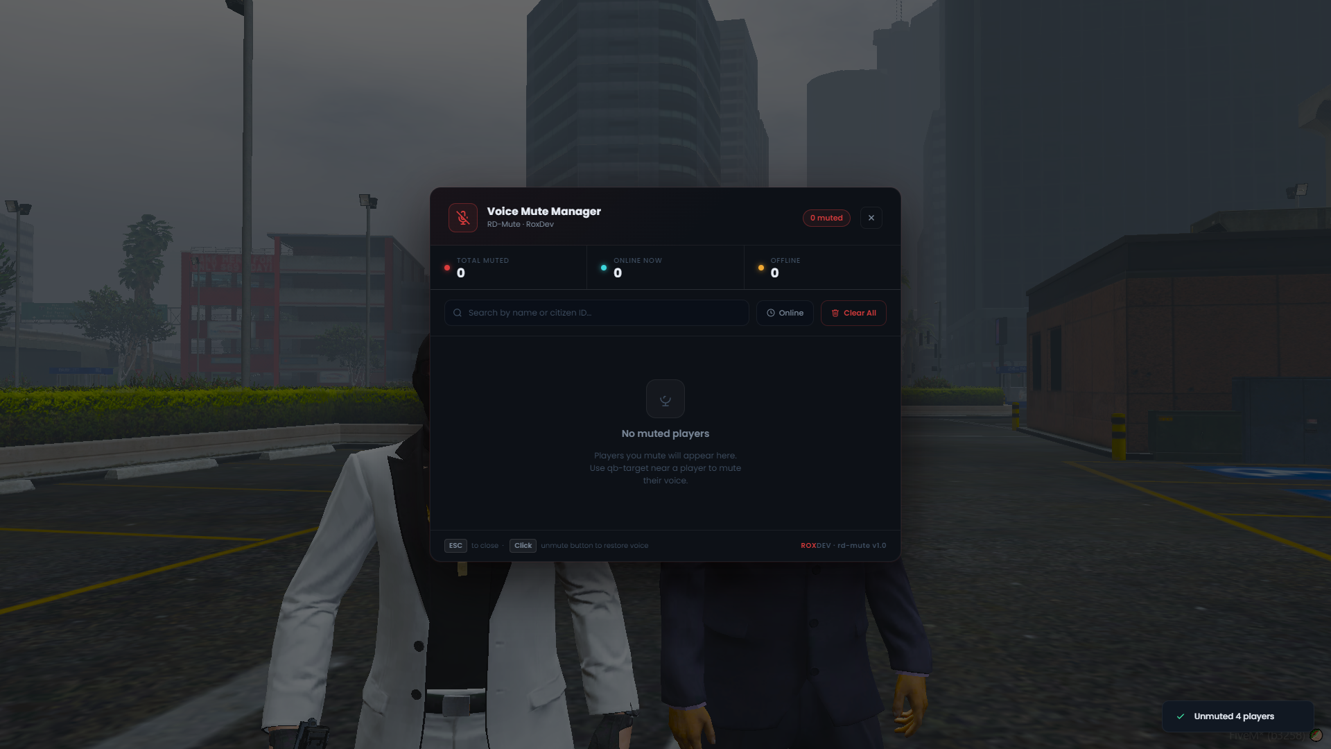 RD Mute v2.0 - Advanced Voice Mute System