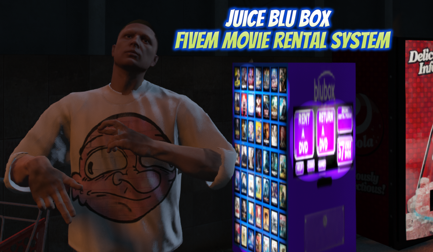 🎬 Juice BluBox – Movie Rental Kiosk & DVD Player System