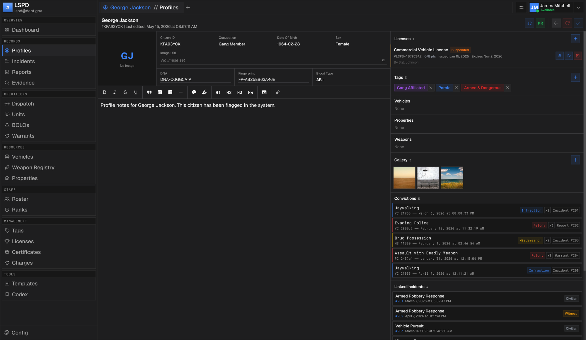 VX_MDT — LAW / EMS / JUDICIAL RECORDS PLATFORM